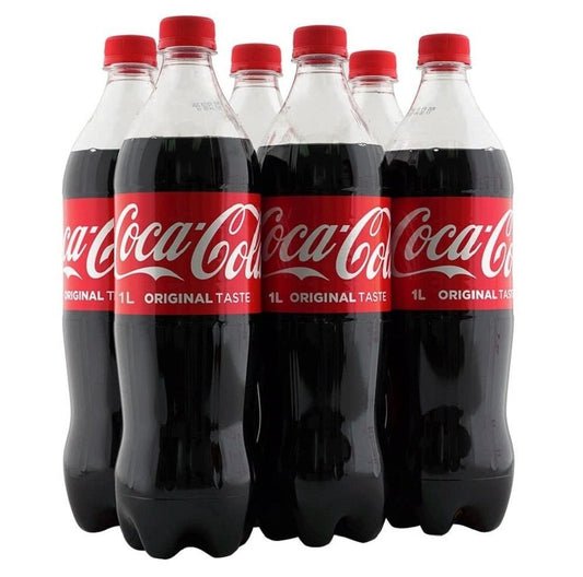 Coca Cola Bottle Pet 1 Ltr X 6