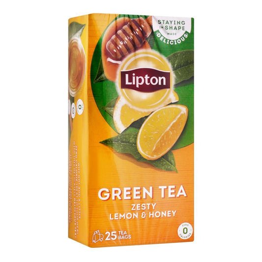 Lipton Green Tea Zesty Lemon Honey Tea Bag 25 Pcs