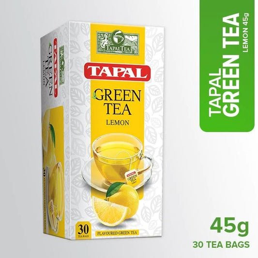 Tapal Green Tea Lemon Flavor 30 Teabags