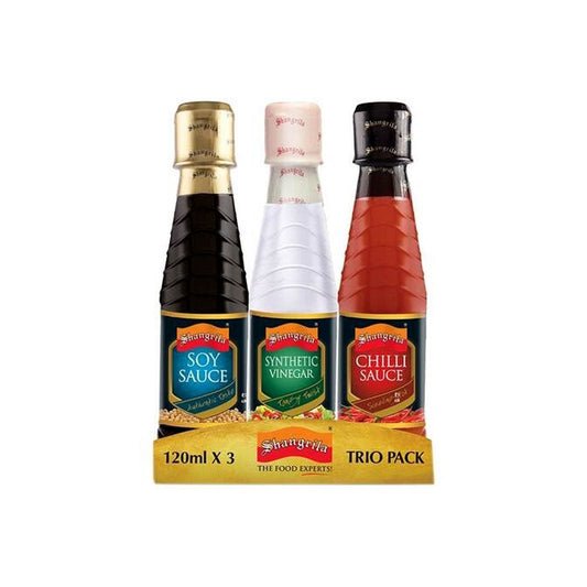 Shangrila Vinegar Chilli Soy Sauce 120ml Trio Pack
