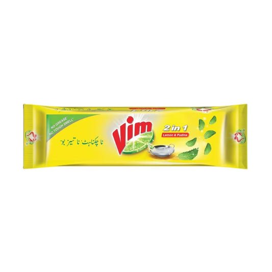 Vim Dishwash Long Bar Lemon Pudina 230 gm