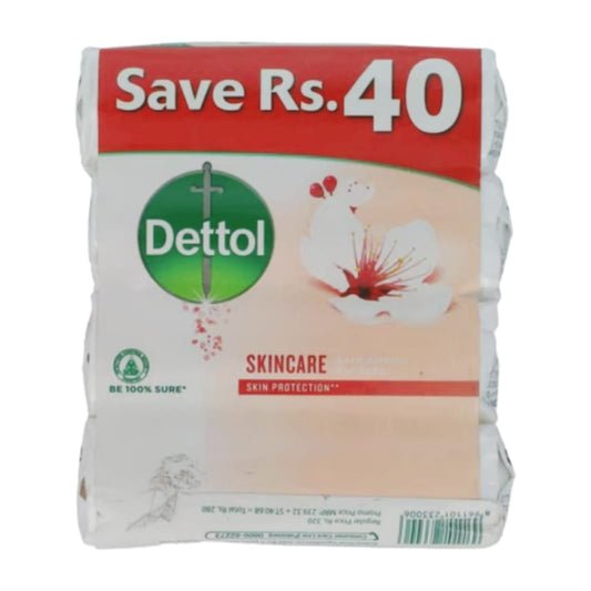 Dettol Skin Care Soap Pack Of 4x110 Gm