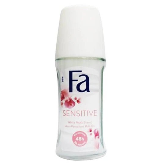 Fa 48h Protection Sensitive White Musk Scent Roll On