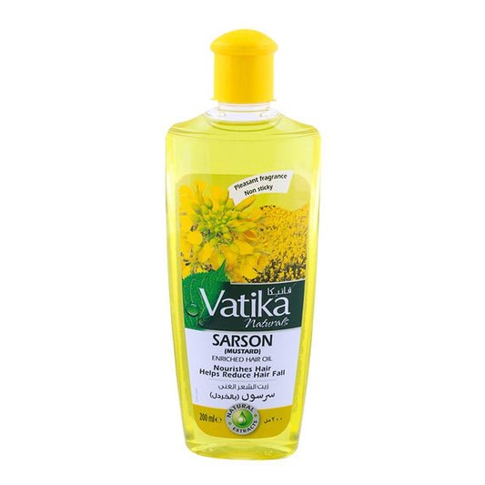 Dabur Vatika Sarsonmustard Enriched Reduce Hair Fall Oil 100 Ml