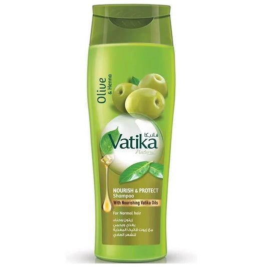 Dabur Vatike Nurish Protect Oliue Henna Shampoo 360 Ml