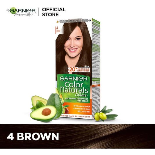 Garnier Color Naturals Permanent Hair Color 4 Natural Brown