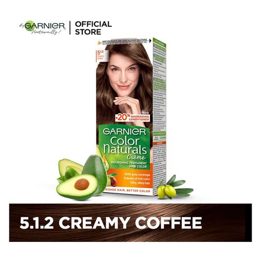 Garnier Color Naturals Permanent Hair Color 5.1.2 Creamy Coffee