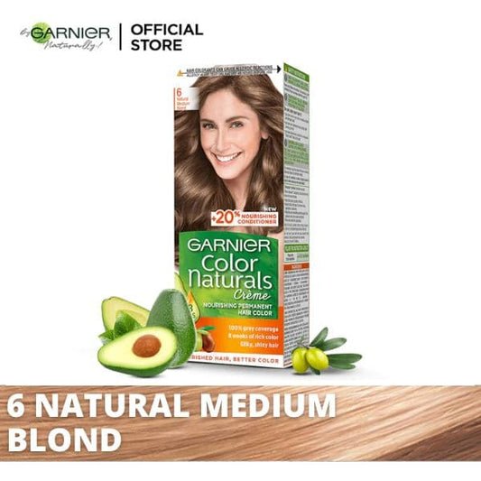 Garnier Color Naturals Permanent Hair Color 6 Natural Medium Blond