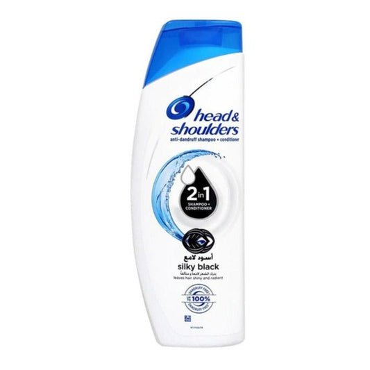 Head & Shoulders Silky Black 2 In 1 Anti Dandruff Shampooconditioner 190 Ml