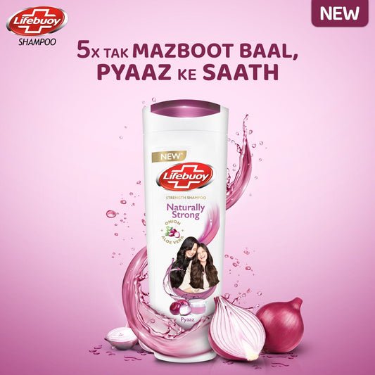 Lifebuoy Naturally Strong Onion Aloe Vera Shampoo 370 Ml