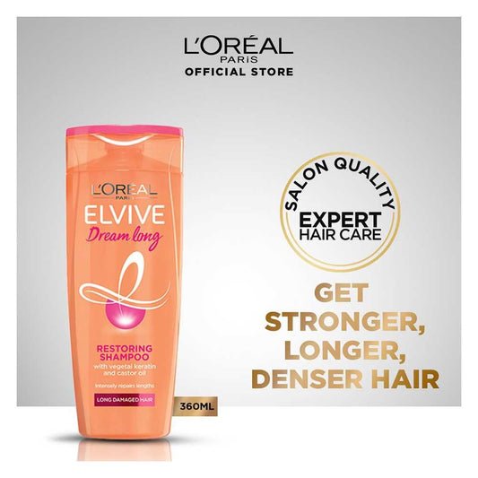 L'oreal Paris Dream Long Restoring Shampoo Weakened Long Hair 360 Ml