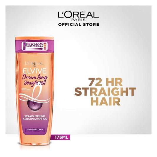 L'oreal Paris Elvive Dream Long Straight Straightening Keratin Shampoo 175 Ml