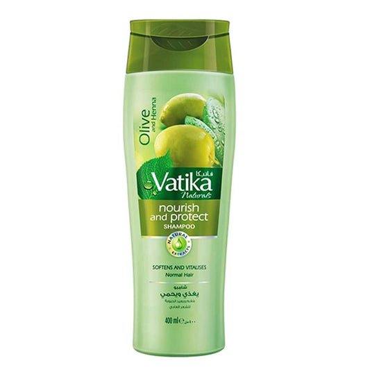 Vatika Nourish Protect Olive Henna Shampoo 185 Ml