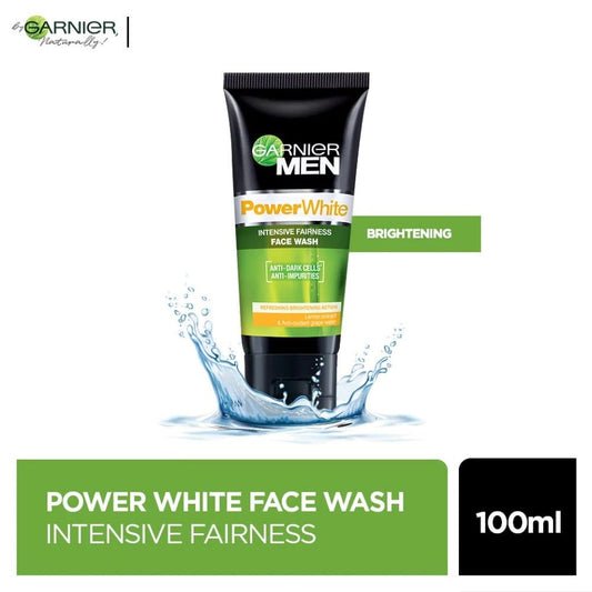 Garnier Men Power White Anti-Dark Cell Fairness Face Wash 100 ml