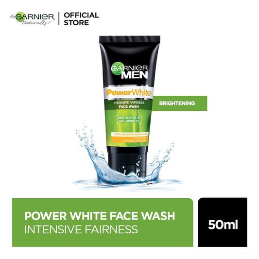 Garnier Men Power White Anti-Dark Cell Fairness Face Wash 50 ml