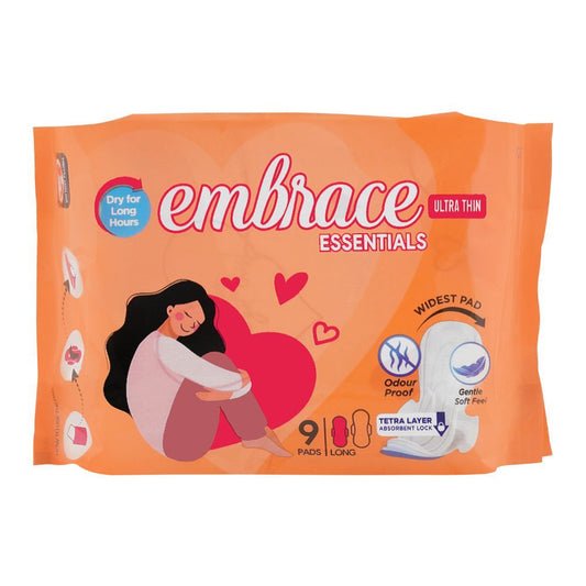 Embrace Ultra Thin Essentials Long 9 Pads